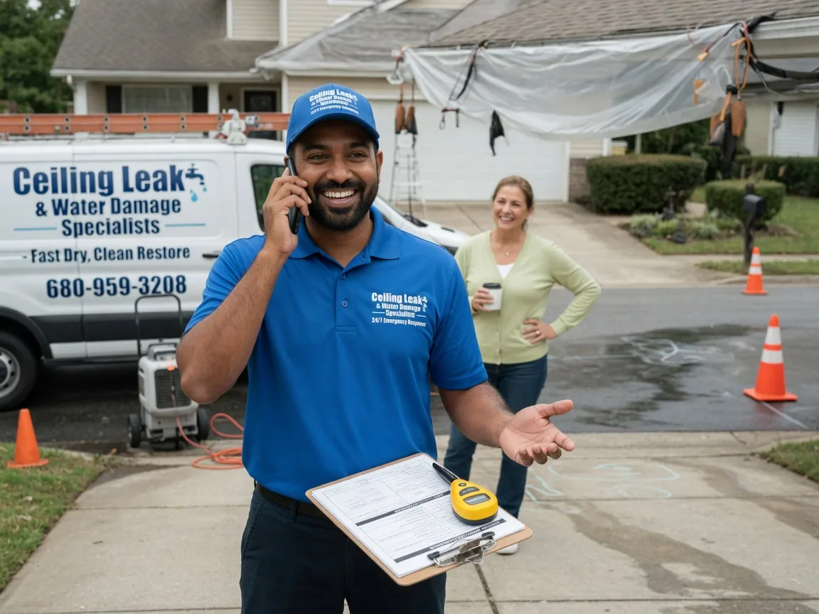 Ceiling Leak Cleanup Hartshorne, OK FAQs